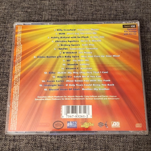 Pokémon The First Movie Soundtrack CD (1999) - Picture 2 of 3